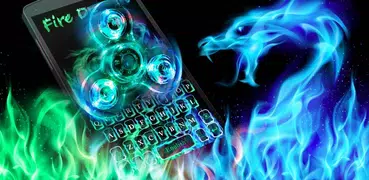 Flame Dragon Fidget Spinner Keyboard Theme