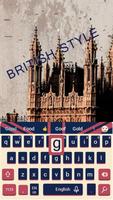 British Big Ben Classic Flag Keyboard London Theme imagem de tela 2