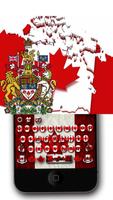 Canadian Maple Leaf Flag Keyboard Theme تصوير الشاشة 2