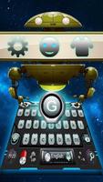 Universe Emoji Technology Keyboard Theme ảnh chụp màn hình 2