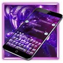 Aries Constellation Warrior Purple Keyboard Theme APK