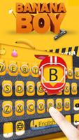 Yellow Banana Keyboard Theme poster