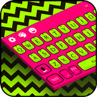 Fluorescerende Flashy Glowing Neon Keyboard Theme-icoon