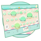 Pink Sweet Cupcake  Park Keyboard Theme-icoon