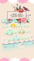 Pink Sweet Cupcake  Park Keyboard Theme capture d'écran 1