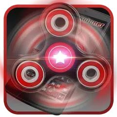 download Fidget Spinner Captain Red Keyboard Theme APK