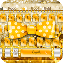 Luxe paillettes d'or arc thème du clavier APK