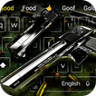 pistolet et des balles cool thème du clavier