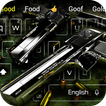 Cool Guns and bullets keyboard theme