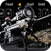Cool sniper rifle keyboard theme