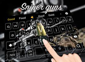 le thème du clavier de fusil de sniper cool capture d'écran 1