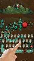 Red Lake Keyboard Theme Affiche