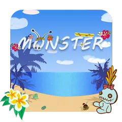 Wizard Monster Lovely Blue Keyboard Theme APK download
