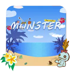 Wizard Monster Lovely Blue Keyboard Theme APK 下載