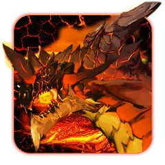 Dragon And Flame Magma Keyboard Theme APK 下載