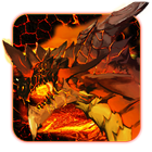 Dragon And Flame Magma Keyboard Theme আইকন