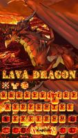 Dragon And Flame Magma Keyboard Theme скриншот 3