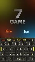 Game 7 Fiery Gragon Keyboard poster