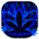 Weed Rasta Blue Keyboard Theme APK