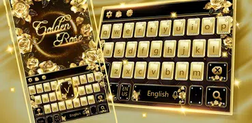 Golden rose diamond Keyboard