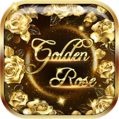 Golden rose diamond Keyboard APK download