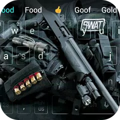 Police guns arms keyboard theme APK download