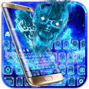 Hell Fire Skull Galaxy Magic Keyboard-APK