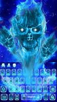 Hell Fire Skull Galaxy Magic Keyboard imagem de tela 2