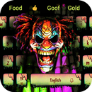 Hell evil clown graffiti keyboard theme APK