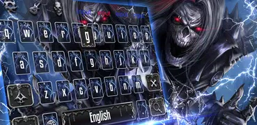 Rock Skull Keyboard Theme