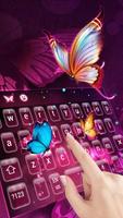 Glow butterfly keyboard capture d'écran 2
