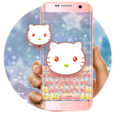 Cute Pink kitty keyboard APK