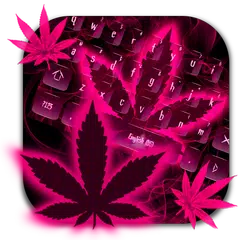 Weed Rasta Pink Keyboard Theme APK Herunterladen