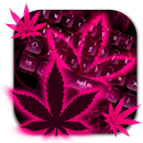 Weed Rasta Pink Keyboard Theme APK