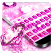 Sparkly Pink Diamond Keyboard