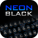 Substratum Neon Black Keyboard Theme APK