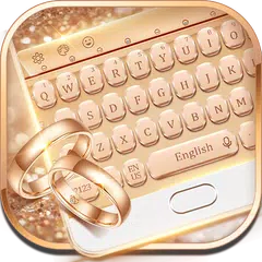 Rose gold diamonds Keyboard