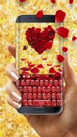 Rose petal love keyboard پوسٹر