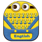Yellow Cartoon Keyboard Theme (FREE) icône