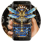 Technologie Dragonfly Gold Diamond Keyboard icône
