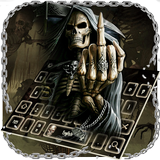 Devil Skeleton Skull 3D Theme icône