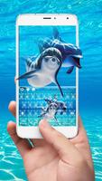 Dolphin keyboard  Dolphin theme ocean  The sea captura de pantalla 2