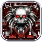Red Skull Keyboard Theme icône