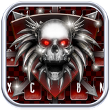 Red Skull Keyboard Theme icono