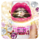 آیکون‌ Pink smooch diamonds