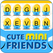 Cute Mini Friends Yellow Banana Keyboard Theme