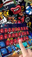 Graffiti Rock music keyboard imagem de tela 1