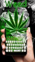 2018(FREE) Rasta Weed Smoke Keyboard Cartaz