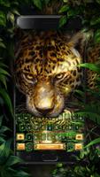 Leopard in Woodlands Keyboard اسکرین شاٹ 1