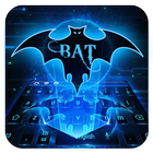 Bat Hero Blue Neon Keyboard ไอคอน